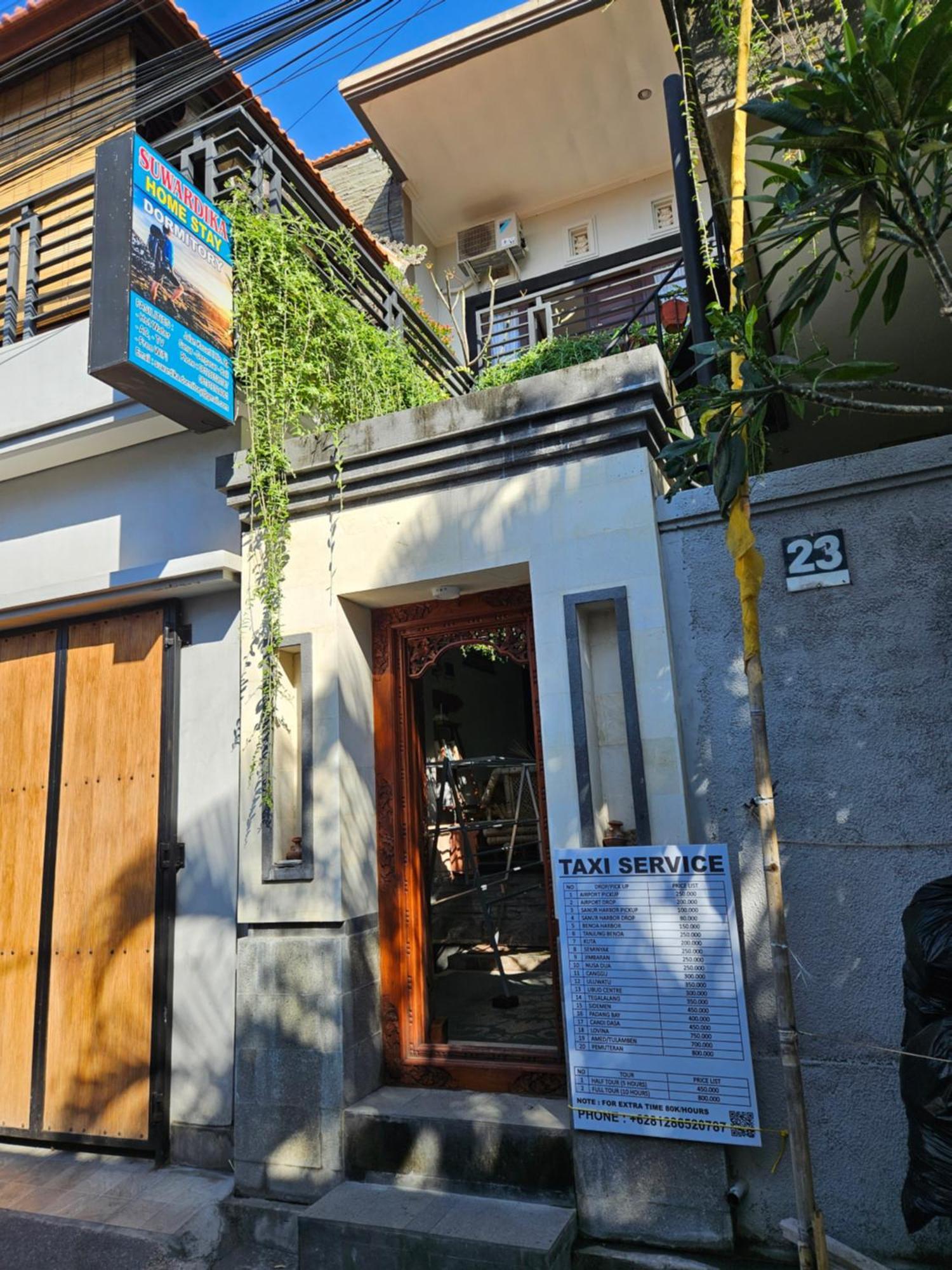 Suwardika Homestay & Dormitory Sanur  Ngoại thất bức ảnh